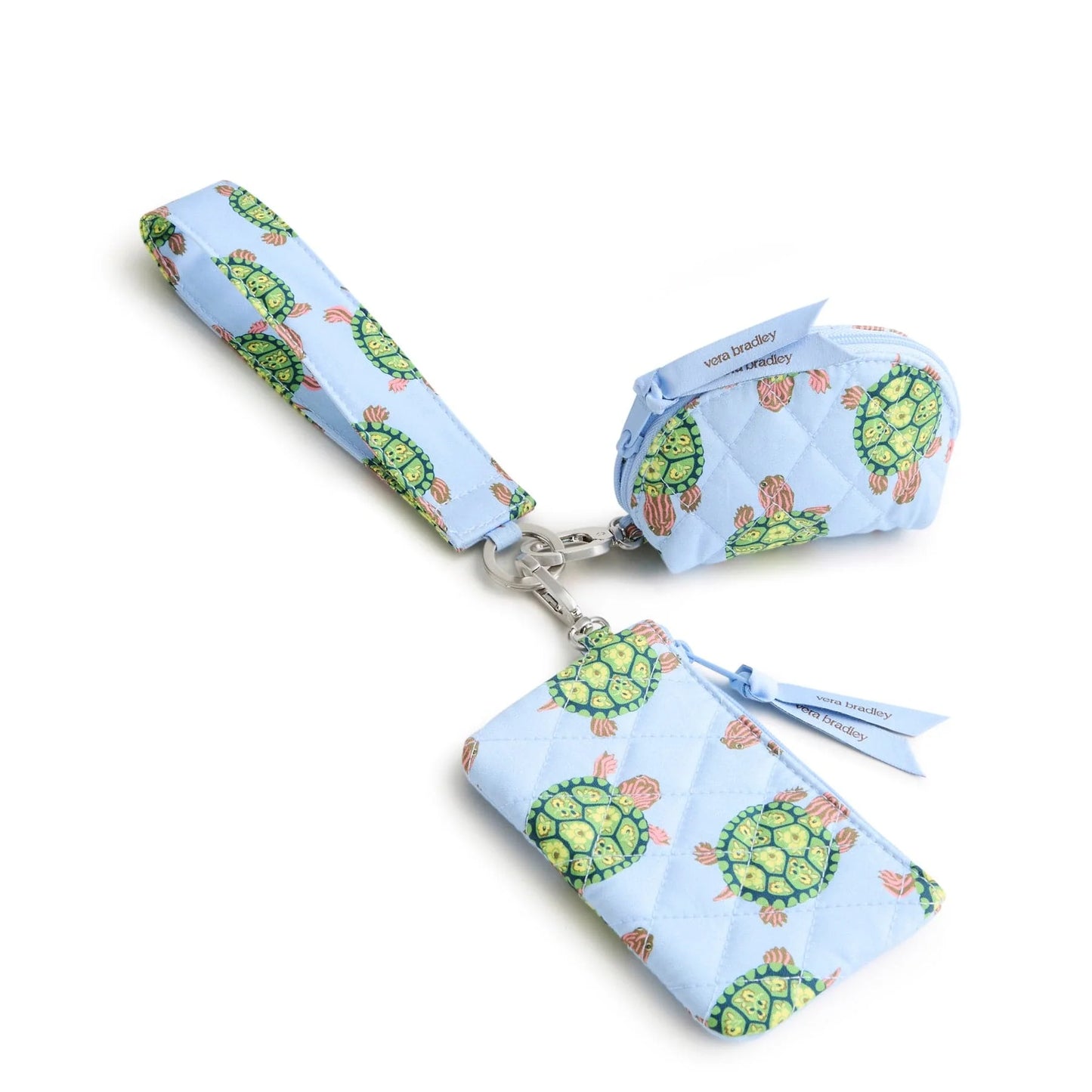 Dual Pouch Wide Wristlet