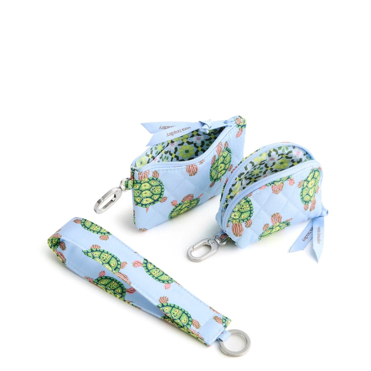 Dual Pouch Wide Wristlet