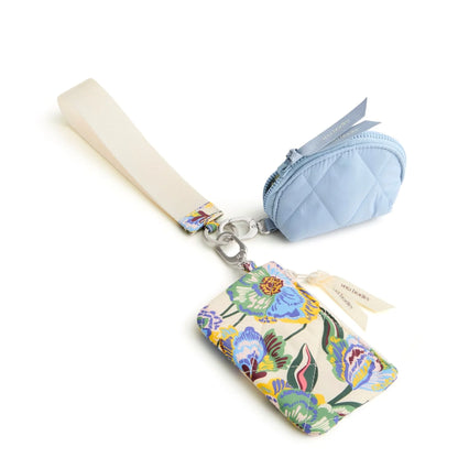 Dual Pouch Wide Wristlet