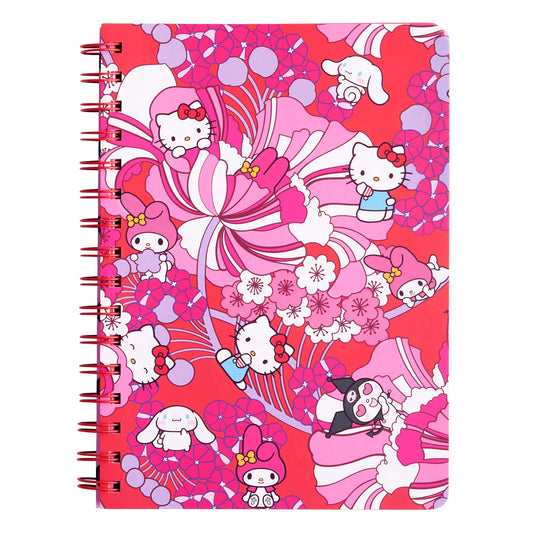 Hello Kitty® and Friends Small Spiral Notebook with Pockets