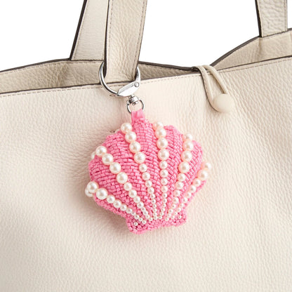 Beaded Shell Bag Charm