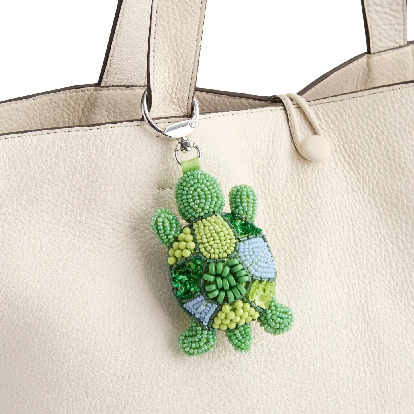 Beaded Turtle Bag Charm