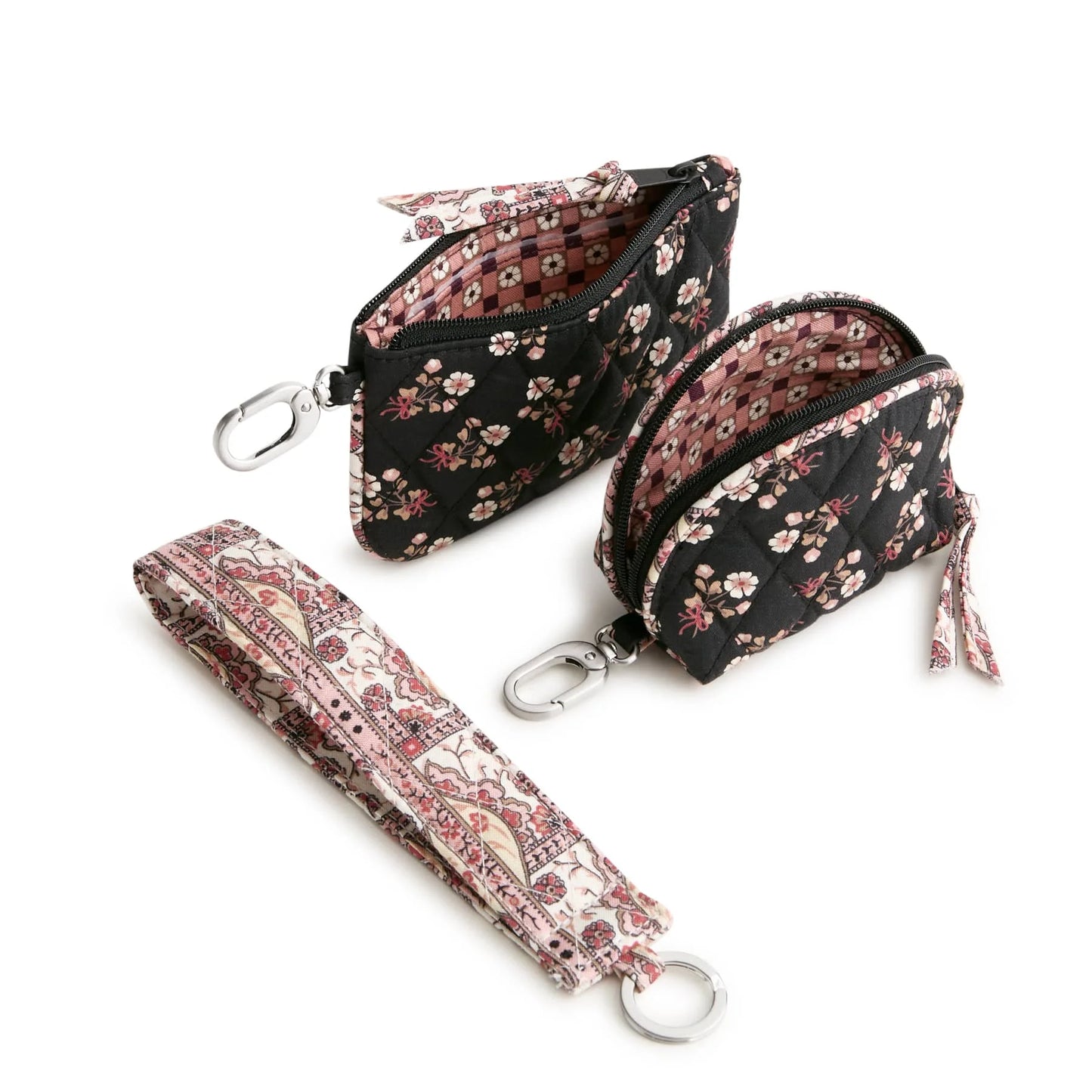 Dual Pouch Wide Wristlet