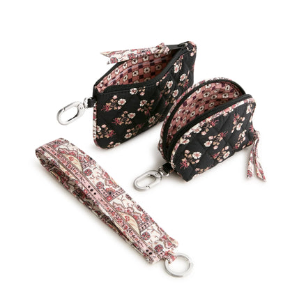 Dual Pouch Wide Wristlet