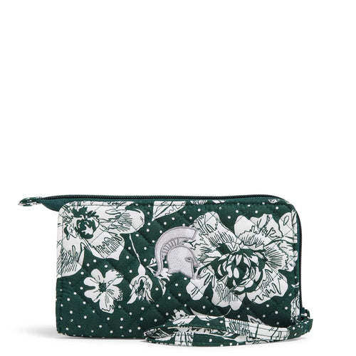 Collegiate RFID Front Zip Wristlet