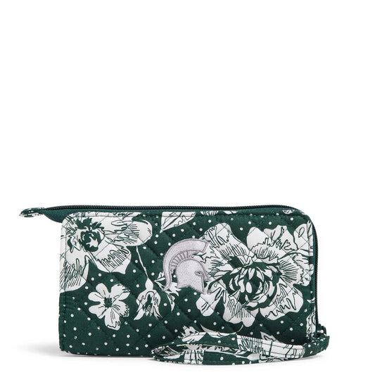 Collegiate RFID Front Zip Wristlet