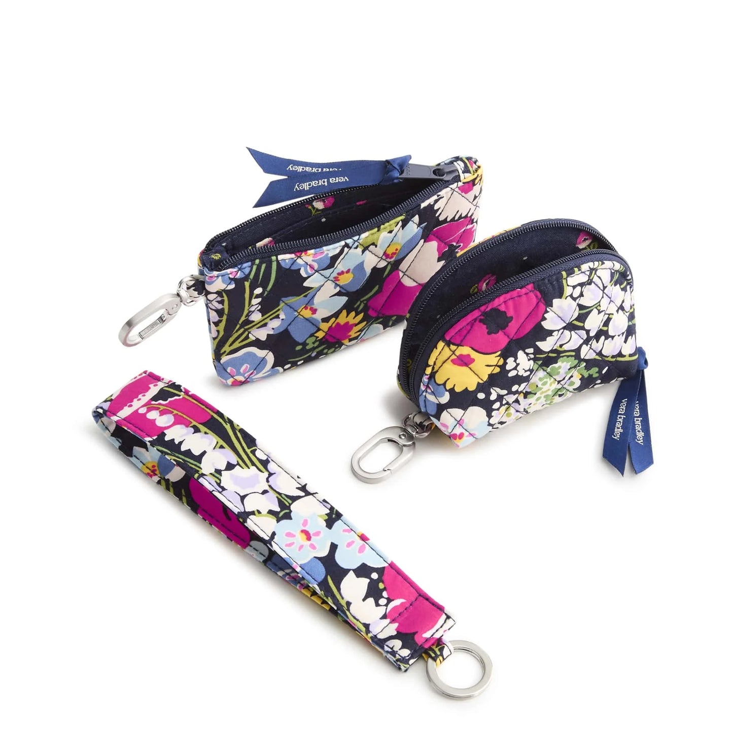Dual Pouch Wide Wristlet