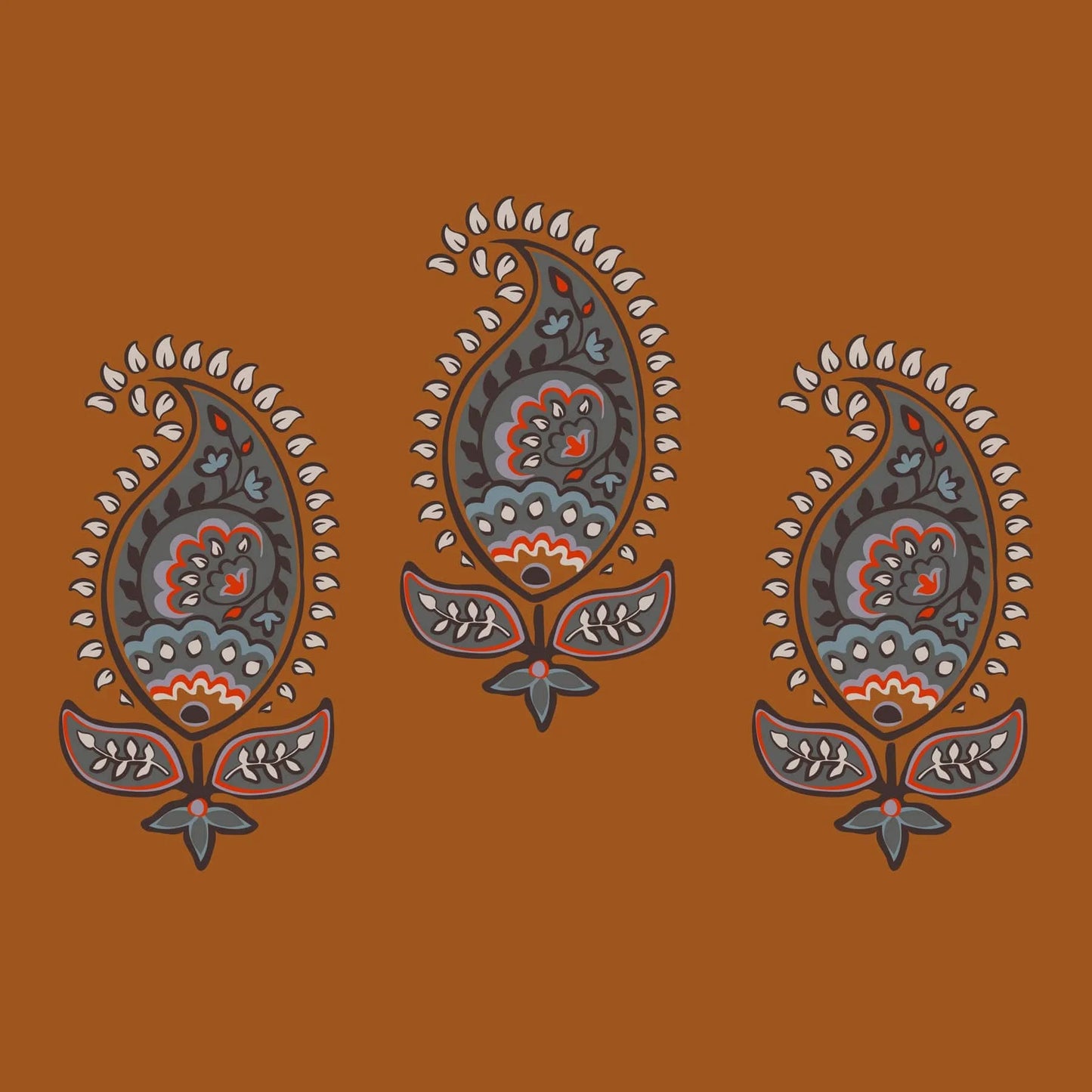 Paisley Bag Charm